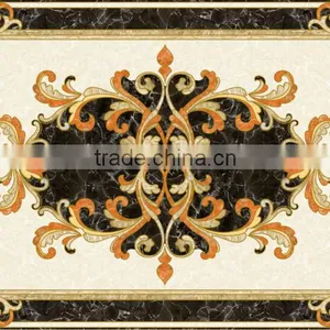 Hot Sale Pictures Porcelain Golden Carpet Tiles Decorated 1200*1800MM thumbnail-1