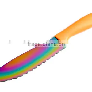 Titanium Switch Blade Utility Knife With Colored Handle thumbnail-1