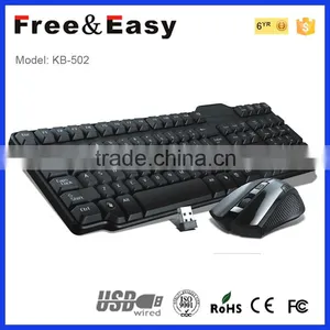 Hot Sales 2.4g Wireless Optical Mouse and Keyboard Combo thumbnail-2