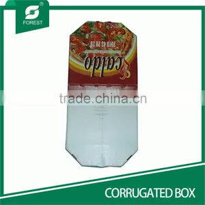 WHITE CARDBOARD PRINTED PIZZA CURRAGATED BOX thumbnail-3