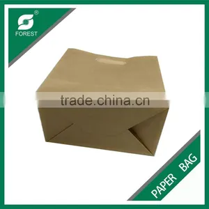 FACTORY PRICE BROWN TAKEAWAY FAST FOOD PAPERBAG WITH SEAL thumbnail-3