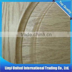 3mm Nature Red Oak Veneer HDF Moulded Pressing Door Skins thumbnail-1