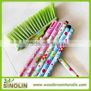 SINOLIN Colorful Smooth Iron Metal PVC Cover Extension Broom Handle thumbnail-1