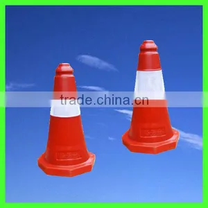 50cm PE Small Road Safety Cone thumbnail-1