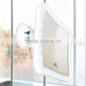Square Lighted Bathroom Shaving Mirror thumbnail-1