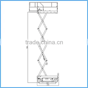 Electric Hydraulic Scissor Lift Platform With Low Price thumbnail-3