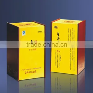 Golden Stamping Paper Wine Gift Box thumbnail-1