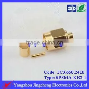 Reverse Polarity SMA Male Body With Female Pin Solder for Semi Rigi RG405 086 Cable thumbnail-1