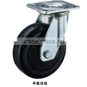 200mm Dia Hand Pallet Truck Rubber Wheel thumbnail-3