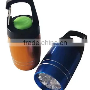 2015 Promotion Aluminum Bucket Shaped 6Led Aluminum Flashlight thumbnail-1
