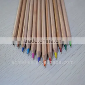 7" Standard Size Hexagonal Shape High Quality 3.0mm Color Lead Natural Wood Colored Pencil thumbnail-4