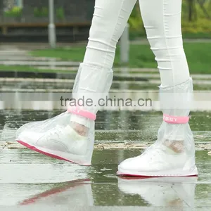 Disposable PVC Waterproof and Nonslip Rain Shoe Cover thumbnail-3