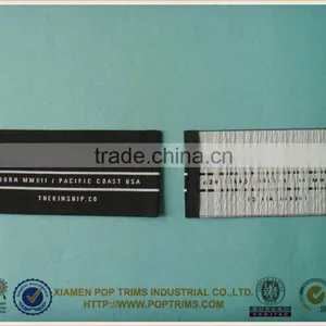 Customized High Quality Garment Woven Label thumbnail-1