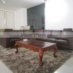 China Guangzhou Manufacturer Cheap Mordern L Shape PU Sofa Living Room Furniture thumbnail-2