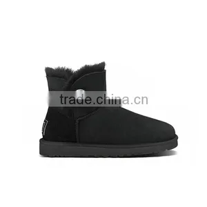 2015 Pure Color Hot Cheap Ankle Genuine Leather Boots thumbnail-5