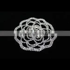 2015 Fashion Round Crystal Applique for Wedding Dress Wholesale thumbnail-2