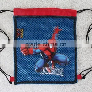 Cartoon Cheap Mesh Drawstring Bag thumbnail-1