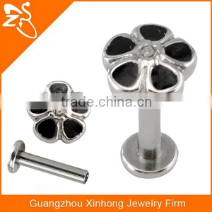 Surgical Steel Custom Butterfly Labret Studs Labret Piercing Body Jewelry thumbnail-2