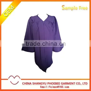 Matte High Quality Children Graduation Gown for Kids thumbnail-1