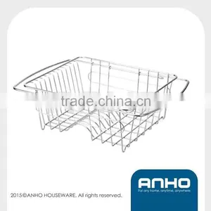 Kitchen Metal Wire Flexible Dish Rack thumbnail-1