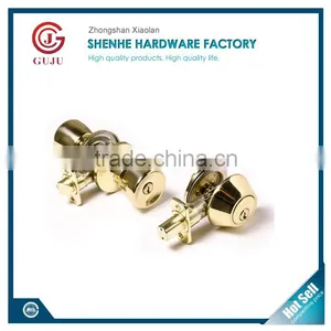 2016 American Door Knob Fire Rated Tulip Stainless Steel Door Deadbolt Sets thumbnail-2