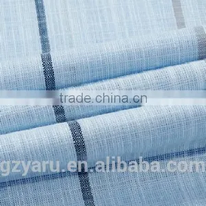 Men's Latest Business Cotton Linen Comfortable Gentlmen Long Sleeve Plaid Shirts thumbnail-4