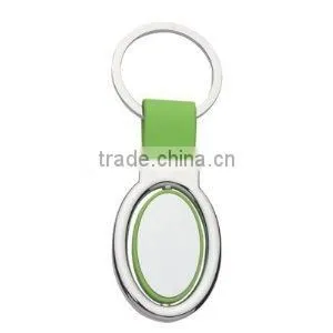 Oval Metal Spinner Key Tag thumbnail-1