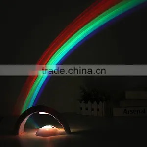 Room Decoration Magic Colorful Rainbow LED Night Light Projector /Night Light For Kids thumbnail-4