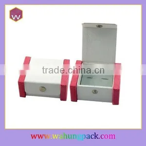 Single Pair Cardboard Cufflink Box & Cheap Samll Empty Cufflink Gift Box(WH-2225) thumbnail-1