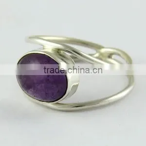 Pale Beauty !! Blue Amethyst 925 Sterling Silver Ring, Silver Jewellery Wholesale, 925 Sterling Silver Jewellery thumbnail-3