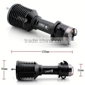 1158 New Design!! XM-L T6 LED Ultra Power Aluminum Torch Light Intrinsically Safe Flashlight Best Torch Light thumbnail-4