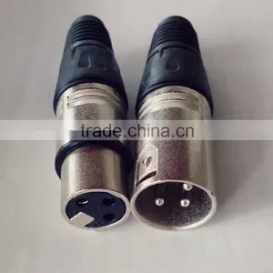Professional NEW Stype XLR Connector,audio Video Connectoe Black Cap thumbnail-1