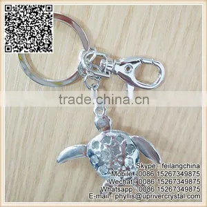 Wholesale Price Promotion Red Crystal Tortoise Keychain To Hold Your Key thumbnail-4