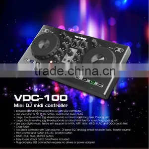 OEM &ODM VDC-100M Professional Mini DJ Midi Controller thumbnail-1
