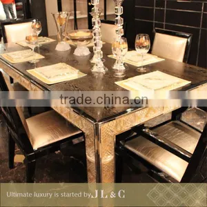 JT14-02 Dining Table From JL&C Luxury Home Furniture Latest Design (China Supplier) thumbnail-4