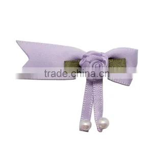 New Product Well Design With Flower Set Beads Bowknot Shape Ribbon Badge thumbnail-1