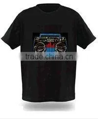 Custom El Panel Flashing Tshirt Black thumbnail-1