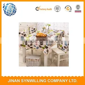 High Quality Transfer Printed Restaurant Table Cloth thumbnail-4