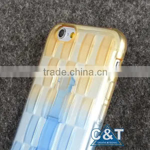 C&T Flexible Extremely Thin Gel Finger Grip TPU Skin for Iphone 6s Mobile Phone Covers With Kickstand thumbnail-4