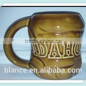 Ceramic Potato Mug Potato Shape Coffee Cup in 3d Style thumbnail-1