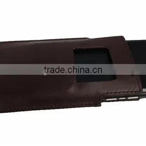 SIKAI High Quality Genuine Leather Pouch Case Cover For Blackberry Priv Pouch Case With View Window thumbnail-3