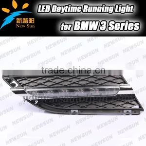 Super Bright LED Daytime Running Lights DRL With Fog Lamp Cover for BMW 3 Series E90 2008~2012 1:1 Replace Led Auto Drl Light thumbnail-1