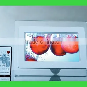 High Quality Gif Digital Sex Photo Frame With Shine Piano ABS Frame 7inch thumbnail-1