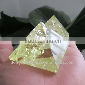 Natural Citrine Crystal Pyramids , Citrine Quartz Pyramids for Christmas thumbnail-2