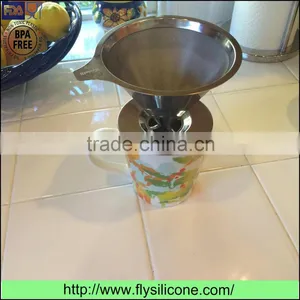 China Wholesale High Quality Durable 304 Stainless Steel Coffee Dripper/filter thumbnail-5