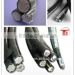 Overhead AAC AAAC ACSR Aluminum Alloy XLPE/PE Insulation ABC Cable thumbnail-1