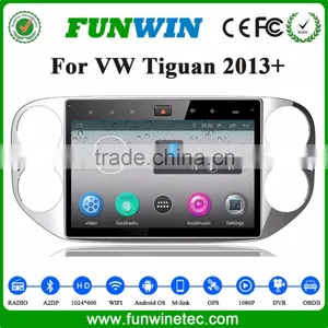 Funwin Android Quad-core DVD Car With Android OS 4.4.4 for VW Tiguan Car Gps Multimedia System thumbnail-1