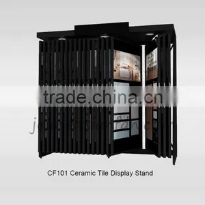 CF101 Marble Granite Tile Showroom Design / Page Turning Type Rack thumbnail-1
