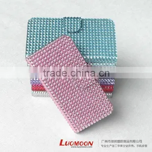 New Flashing Diamond PU Leather Case For Mobile Phone thumbnail-6