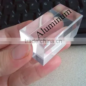 Clear Solid Acrylic Logo/sign Block thumbnail-1